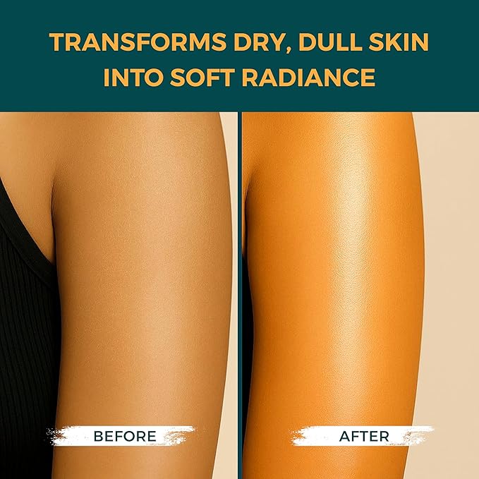 After Shower Body Oil for Women- Hydrating & Firming Natural Moisturizer for Dry Skin-Cold Pressed Jojoba, Baobab, Sea Buckthorn & Vitamin E – Non-Greasy, fast absorbing Skin Oil – 3.38 oz