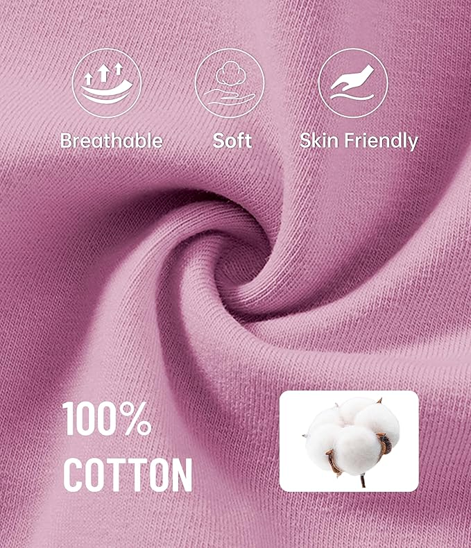 ANLIQI 100% Cotton Pajamas for Women Button Down Pajamas Long Sleeve Top & Pant Sleepwear Loungewear Pj Set with Pocket