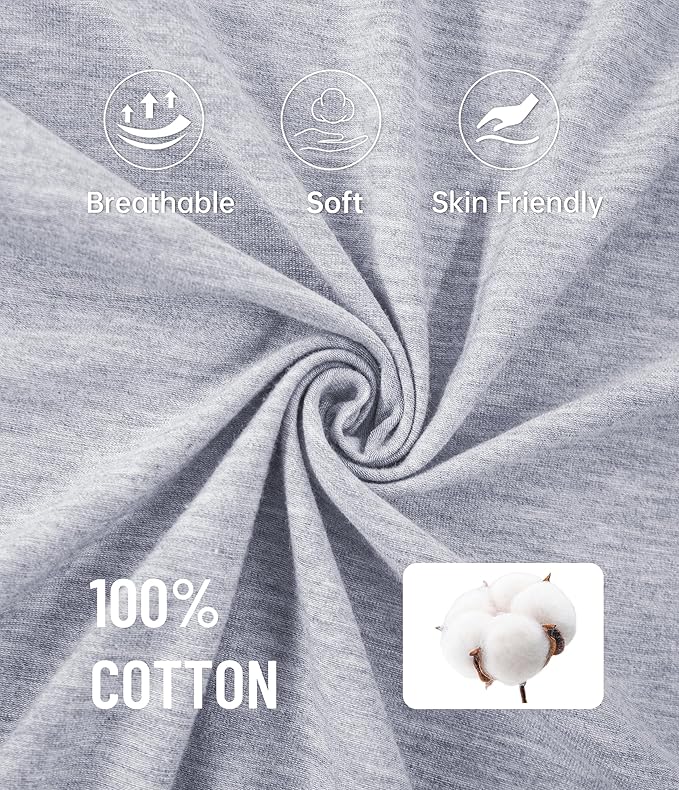 ANLIQI 100% Cotton Pajamas for Women Button Down Pajamas Long Sleeve Top & Pant Sleepwear Loungewear Pj Set with Pocket