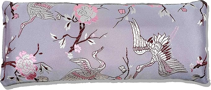 Handmade Luxe Serenity Eye Pillow - All-Natural Flaxseed - Unscented or Lavender Scented – Weighted Eye Mask for Yoga, Meditation, Hot & Cold Therapy